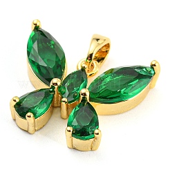 Pendentifs en laiton zircon cubique pavé&nbsp;KK-Q794-01A-G