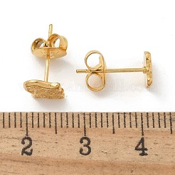 Orecchini a bottone in acciaio inossidabile 304 per donna&nbsp;STAS-Z117-16G-02