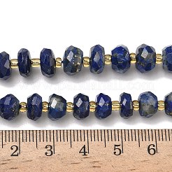 Нитки бусины из натурального ляписа-лазури G-L642-J08-02