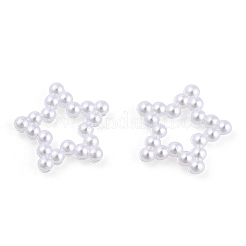 Кольца из искусственной жемчужины OACR-T015-02-14