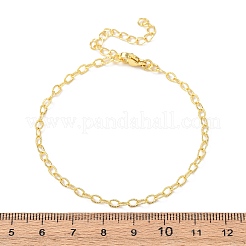 Браслеты-цепочки из латуни для женщин&nbsp;BJEW-C140-22G