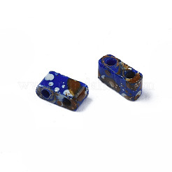 Perline di vetro opaco a 2 foro&nbsp;LS-SEED-N004-002-A01