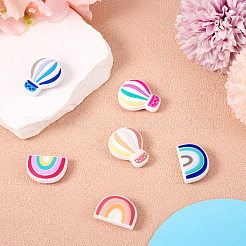 6 шт. 6 стиля силиконовый колпачок для спиц&nbsp;SIL-TA0002-40