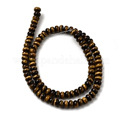 Природных тигровый глаз бисер нитей G-A275-B01-4x6mm