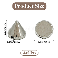 440 шт. бусины для пресса FIND-GF0006-70B