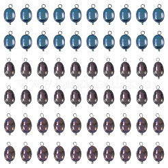 60 шт. 3 стиля окрашенных натуральных культивированных пресноводных жемчуга рисовые подвески PALLOY-CW00005