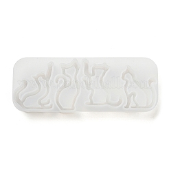 Katzenform Treibsand DIY Silhouette Silikonform&nbsp;DIY-K067-02A