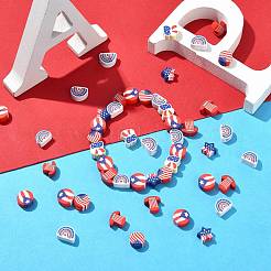 200шт бусины из полимерной глины ручной работы CLAY-CJ0002-06