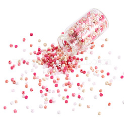 Непрозрачные стеклянные круглые бусины&nbsp;GLAA-TAC0025-07A-04