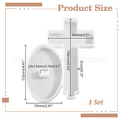 Moldes de silicona para decoración de exhibiciones&nbsp;DIY-WH0349-579