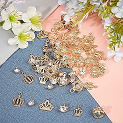 60 pièces 6 styles pendentifs en alliage&nbsp;PALLOY-PH0001-76G