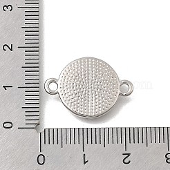 Латунные плоские круглые подвески с девственными соединителями&nbsp;KK-D431-049P