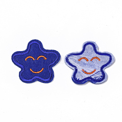 Компьютеризированная вышивка тканью утюжок на / шить на заплатках AJEW-S076-011