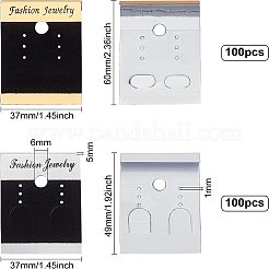Пластиковая карта дисплей серьги CDIS-FG0001-38