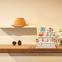 3-ярусные прозрачные акриловые подставки для минифигурок ODIS-WH0002-49