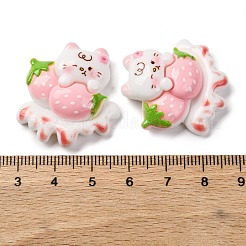 Кабошоны из непрозрачной смолы с кошачьей тематикой CRES-Z010-01D