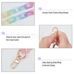 2 шт. акриловые ручки для сумок&nbsp;PURS-PH0001-15