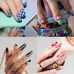 Modelli per nail art fai da te in acciaio inossidabile&nbsp;MRMJ-WH0092-017