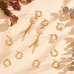 Кольцо серьги-кольца из нержавеющей стали 304 EJEW-UN0001-05-11G-A