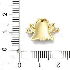 Подвески-соединители из латуни светло-серого цвета с эмалью на Хэллоуин&nbsp;KK-F915-04A-G