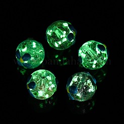 Светящиеся бусины лэмпворк из золота и песка ручной работы&nbsp;LAMP-N035-04B