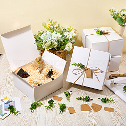 8 caja de correo de papel kraft plegable cuadrada&nbsp;CON-CP0001-018A