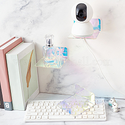 Акриловая настенная клейкая полка для камеры с железным винтом ODIS-WH0002-86C