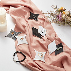 8 шт. 4-х стильные подставки для колец из ПВХ RDIS-GA0001-01