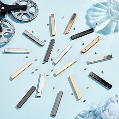 24 комплект 3-х цветных пряжек из цинкового сплава для декоративных краев сумок FIND-WR0006-52