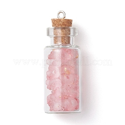 6шт подвески из стеклянных бутылок&nbsp;PALLOY-JF03694