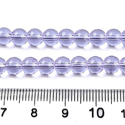 Chapelets de perles en verre transparente  &nbsp;X-GLAA-T032-T6mm-01