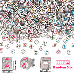 880 Stück undurchsichtige Acrylperlen&nbsp;OACR-PA0001-87