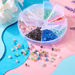 120 г 8-х цветных стеклянных бусин&nbsp;SEED-TA0001-18