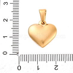 304ステンレスペンダント  ブラックレターのハート  ゴールドカラー  文字y  16x16x4.5mm  穴：7x3mm&nbsp;STAS-P278-01Y-G-1