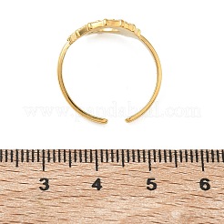Offene Manschettenringe aus Edelstahl 304 für Damen&nbsp;RJEW-L341-04B-G