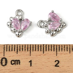 Латунные микро проложить кубического циркония подвески&nbsp;KK-C107-14A-P