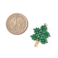 Подвески из стеклянных бусин ручной работы в виде деревьев&nbsp;PALLOY-MZ00848