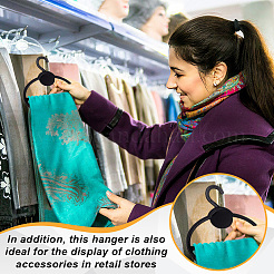 Пластиковые вешалки для шарфов AJEW-WH0528-63A