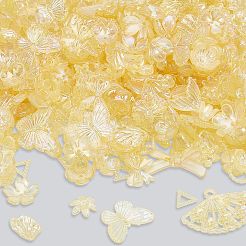 200 г прозрачных акриловых бусин OACR-SP0001-86F