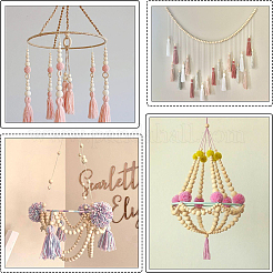 Натуральные незаконченные деревянные бусины&nbsp;WOOD-SP0001-62F