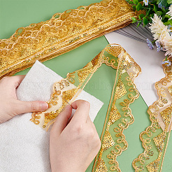 Rubans de dentelle de polyester de broderie&nbsp;OCOR-WH0060-51