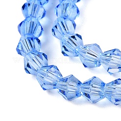 Perles de verre en fil de peinture cuite à dégradé de couleurs&nbsp;DGLA-A039-T4mm-A020