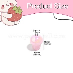 Непрозрачные акриловые бусины&nbsp;FIND-CJC0010-85