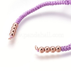 Fabrication de bracelets de perles tressées en nylon&nbsp;BJEW-F360-FRG10