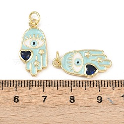 Кулоны с фианитами из латуни&nbsp;KK-L251-32G