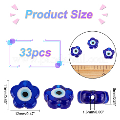 Ручной зло бусины глаз LAMP-DC0001-07A