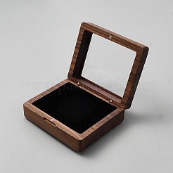Magnetische Gedenkmünzenboxen aus Holz&nbsp;CON-WH0110-301