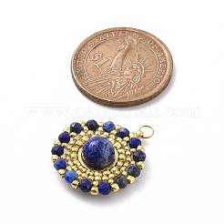 Подвески из японского бисера ручной работы PALLOY-MZ00054-03