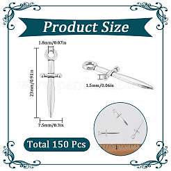 150 шт. Подвески из сплава в тибетском стиле&nbsp;TIBEP-SC0003-08