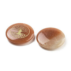 Резные подвески из натурального красного авантюрина G-H007-06I